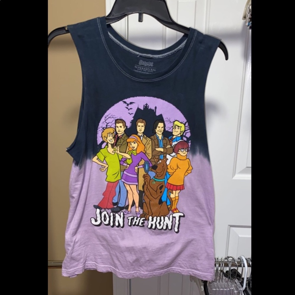 RARE Supernatural x Scooby-Doo tank top